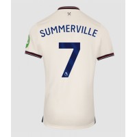 Stroje piłkarskie West Ham United Crysencio Summerville #7 Koszulka Wyjazdowej 2025-26 Krótki Rękaw